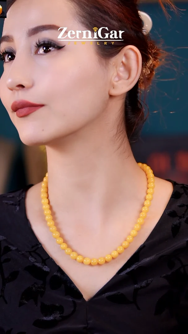 【闪购商品】琥珀颈饰未镶嵌天然琥珀项链