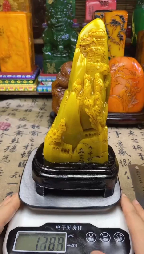 寿山石印石纯天然篆刻石料