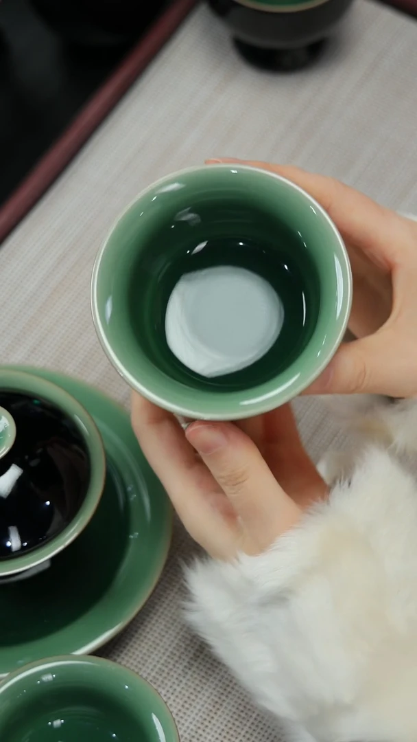 【闪购商品】尚唐 黑釉大压手杯120cc