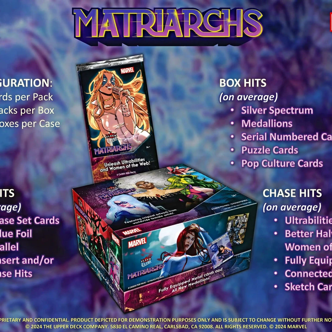 2024 UD 漫威 女英雄卡牌盲盒