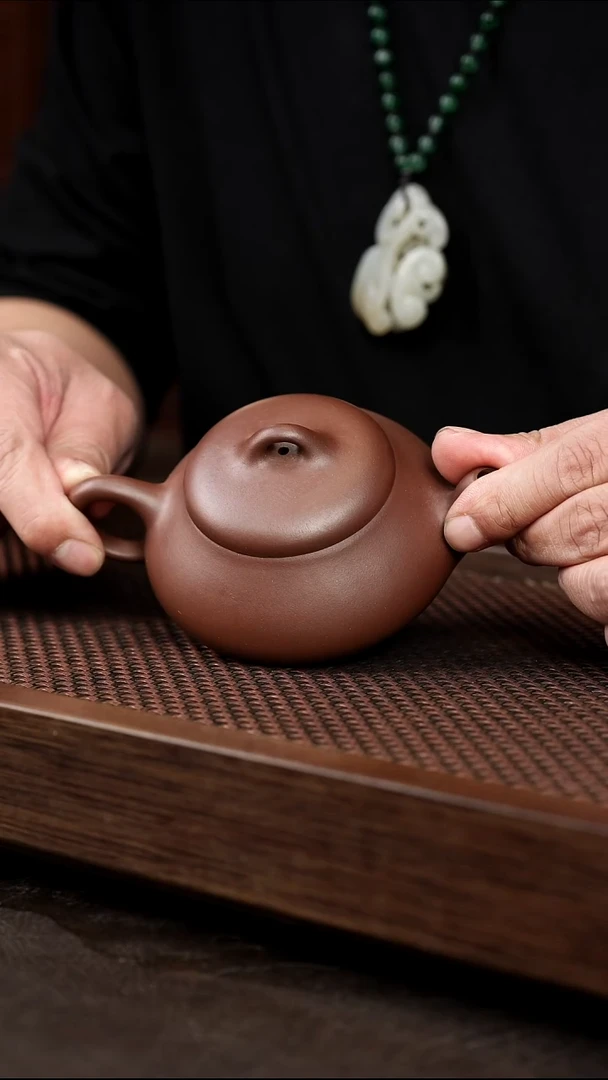 茶壶紫砂1-1汉棠石瓢