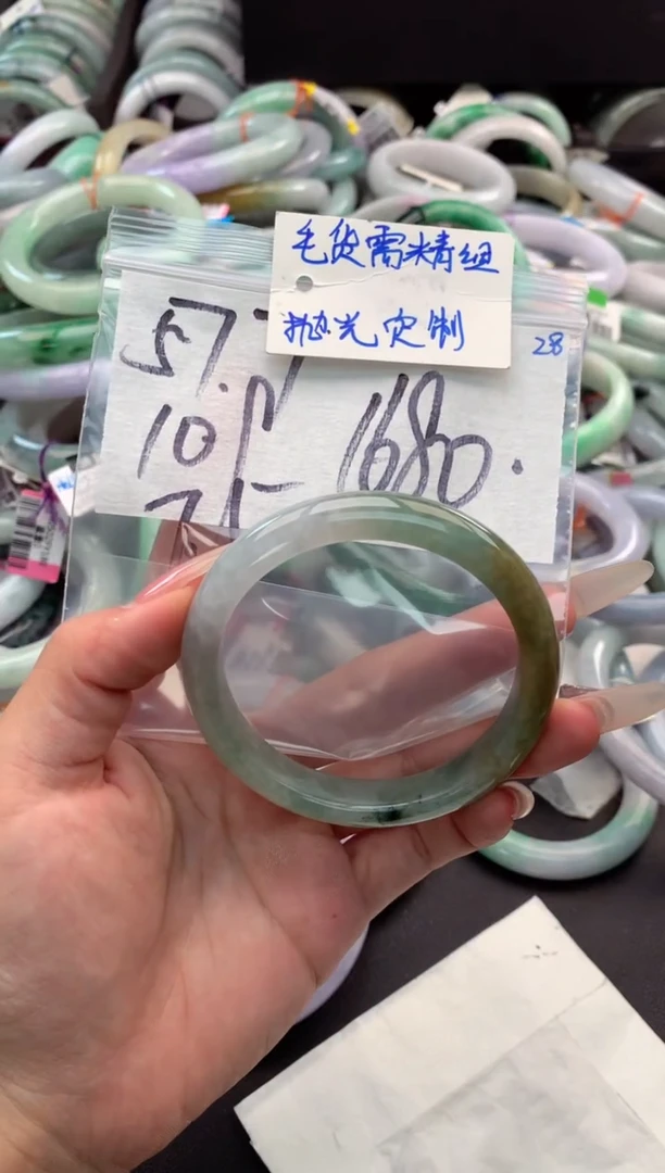 【闪购商品】定制翡翠未镶嵌毛货需精细抛光+多人