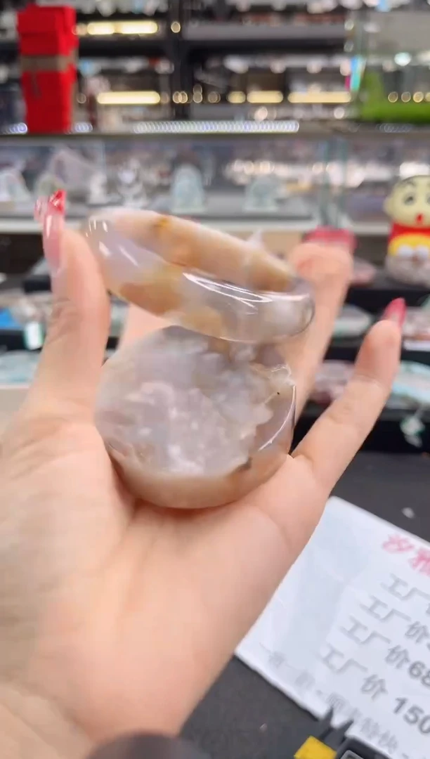 未镶嵌手镯石英质玉60圈口（赠品镯心）378929