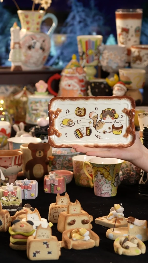 其他陶景德镇釉下彩手绘设计师款陶瓷