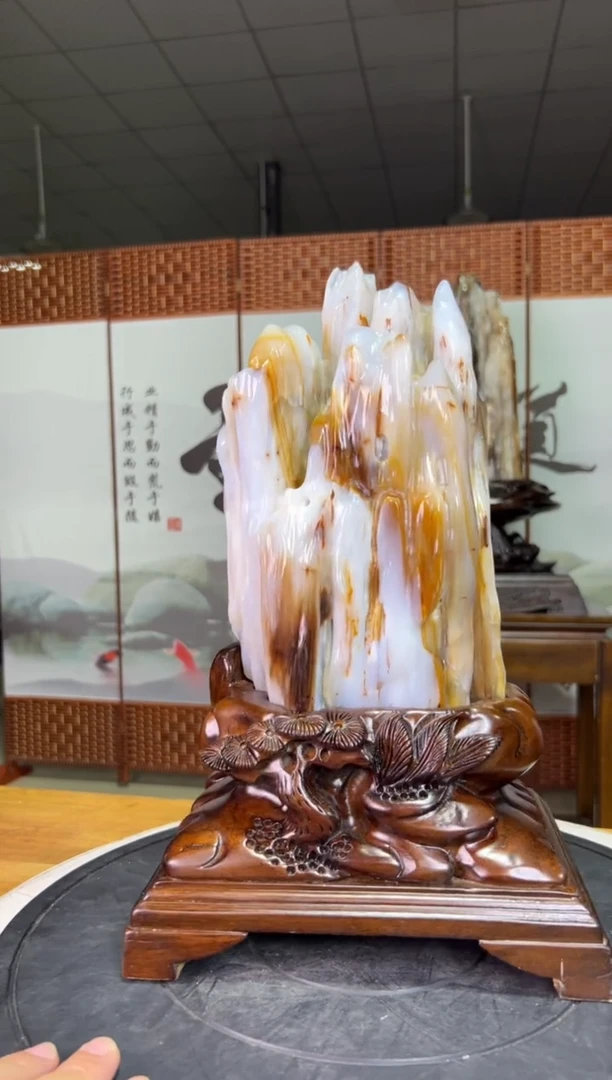 未镶嵌珠宝奇石硅化玉8