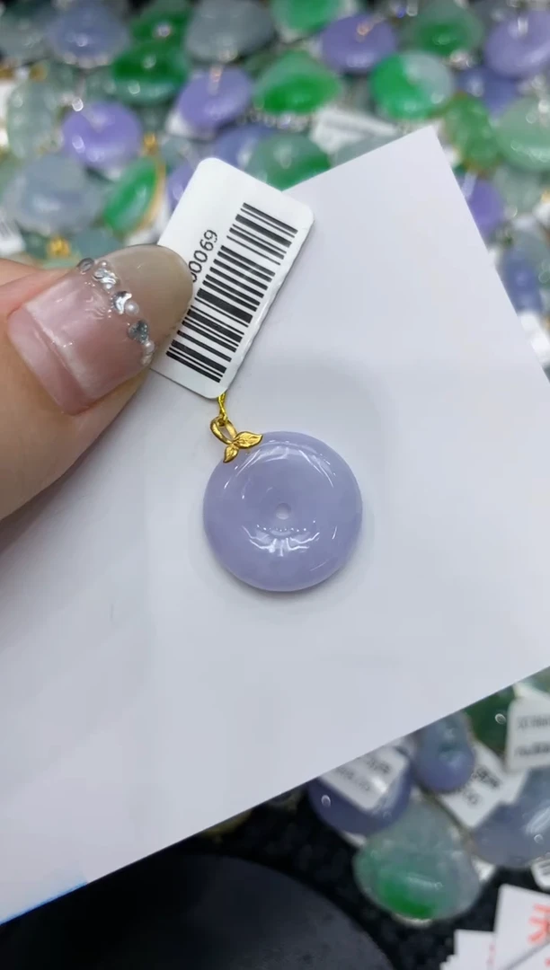 【闪购商品】翡翠颈饰18K金镶嵌222222222