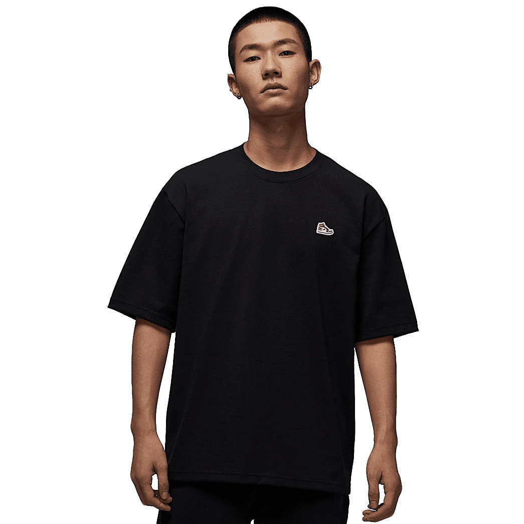 Nike/耐克官方正品Air Jordan 男子夏季T恤短袖黑色 HJ2327-010