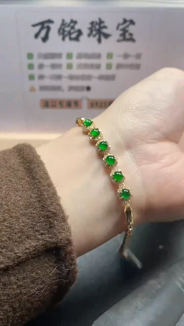 银S925镶嵌戒指翡翠651511