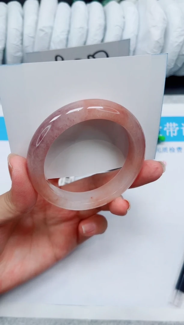 未镶嵌手镯石英质玉T213-56.2