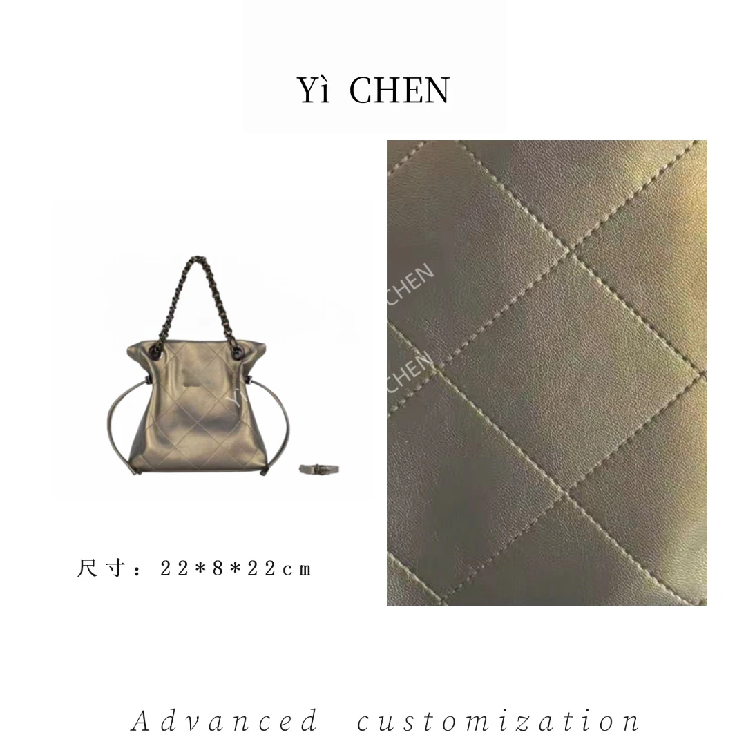 【Yì CHEN】GQ-8975-香槟金 简约时尚女士新款轻奢单肩斜跨包