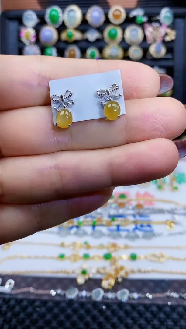 银S925镶嵌戒指翡翠113