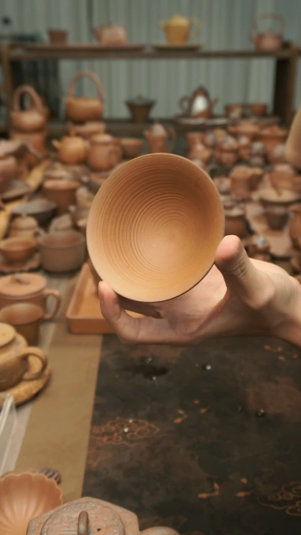 老岩泥原矿料  斗笠杯主人杯