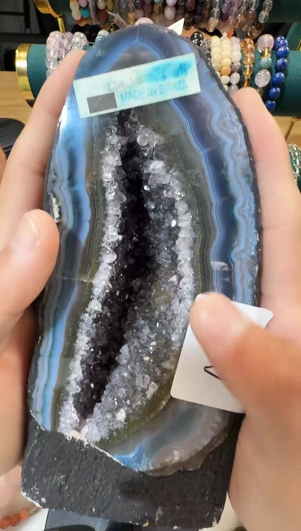 水晶珠宝半成品未镶嵌舟*晶0156