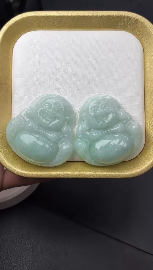 未镶嵌挂件翡翠佛公/多样性发1件