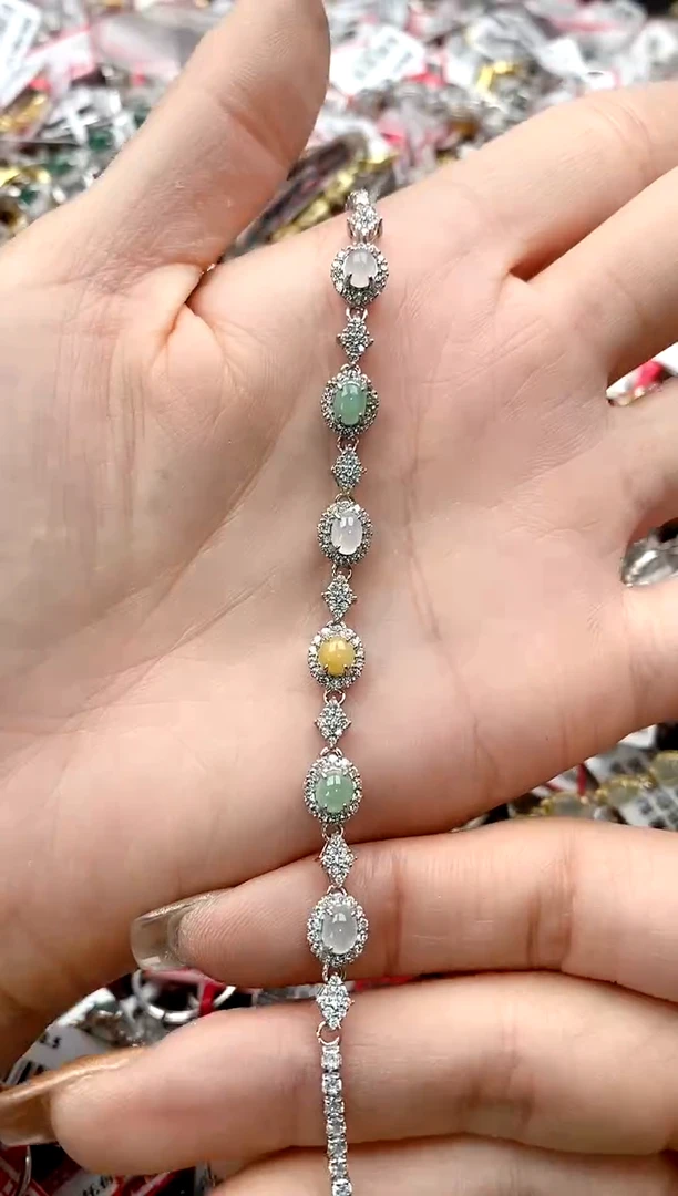 【闪购商品】翡翠戒指银S925镶嵌888888888   1