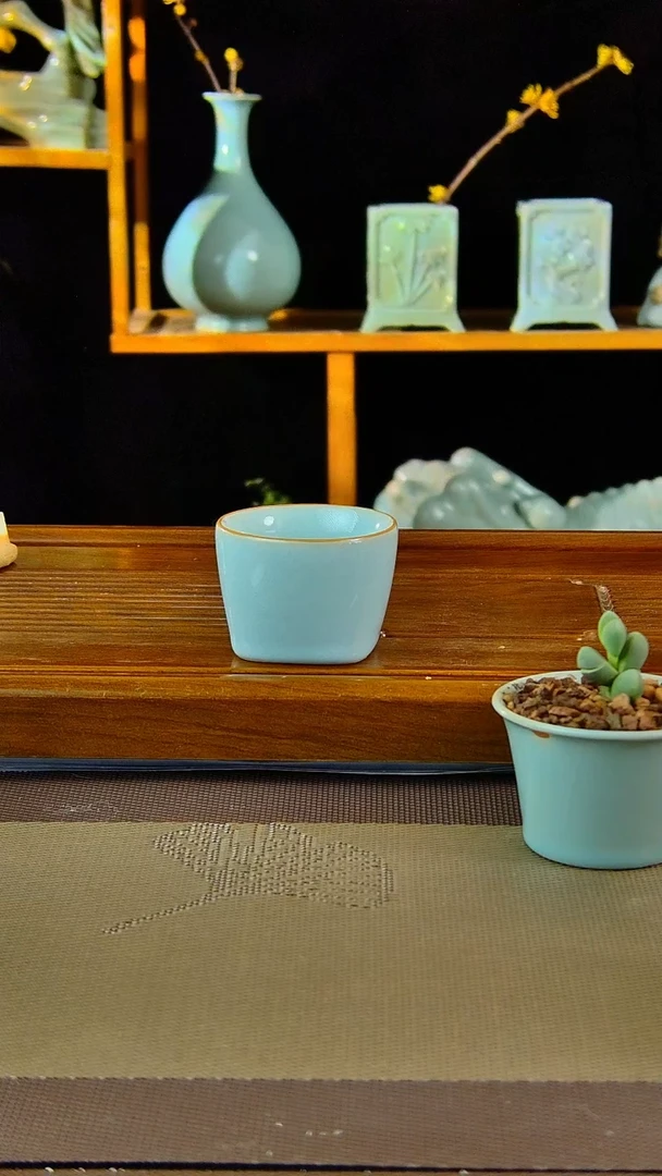 【闪购商品】原矿原釉汝瓷福利杯，微瑕