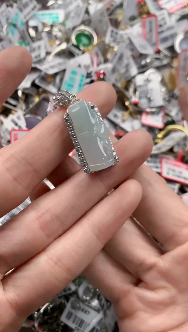 银S925镶嵌戒指翡翠11-11-11    4