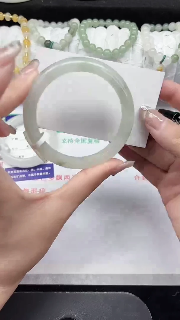 未镶嵌手镯石英质玉53-54/55