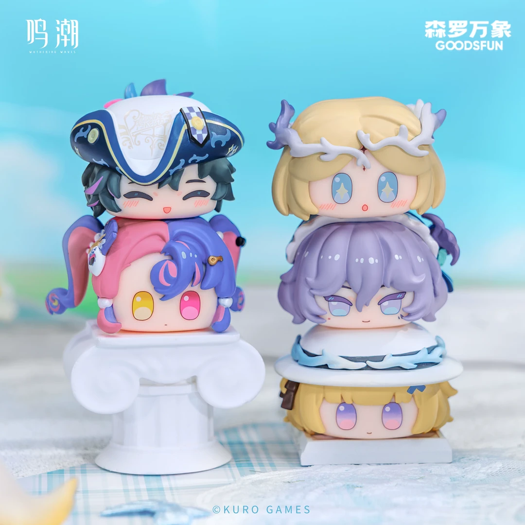 【代拆正版】森罗万象鸣潮团子叠叠乐盲盒萌粒