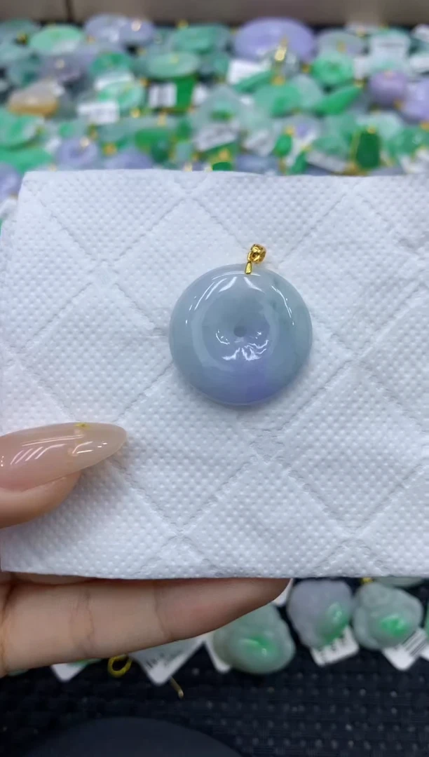 颈饰未镶嵌翡翠天然缅甸翡翠A货