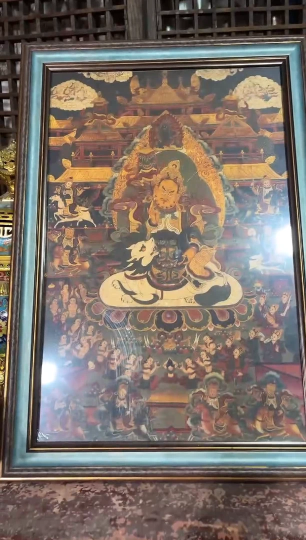 装裱画卷轴画帅帅唐卡50