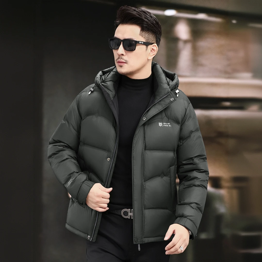 BOTEMER/比提米尔男士休闲时尚短款羽绒服加厚保暖冬季防寒羽绒服