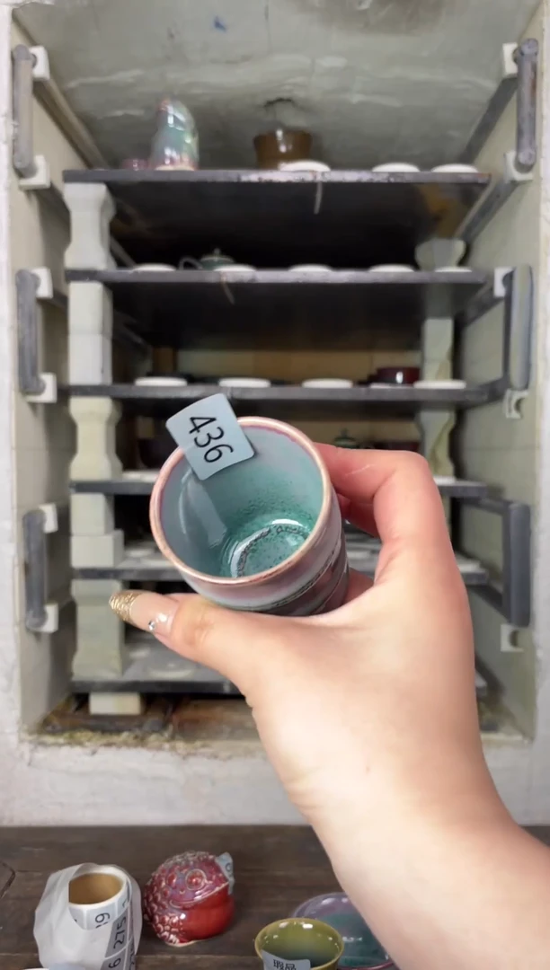 【闪购商品】摆件钧瓷手工茶器窑变