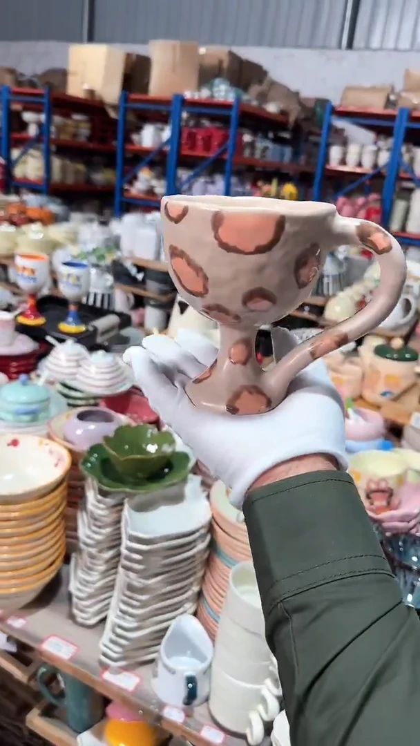 陶瓷高脚杯 微瑕凑满20元包邮