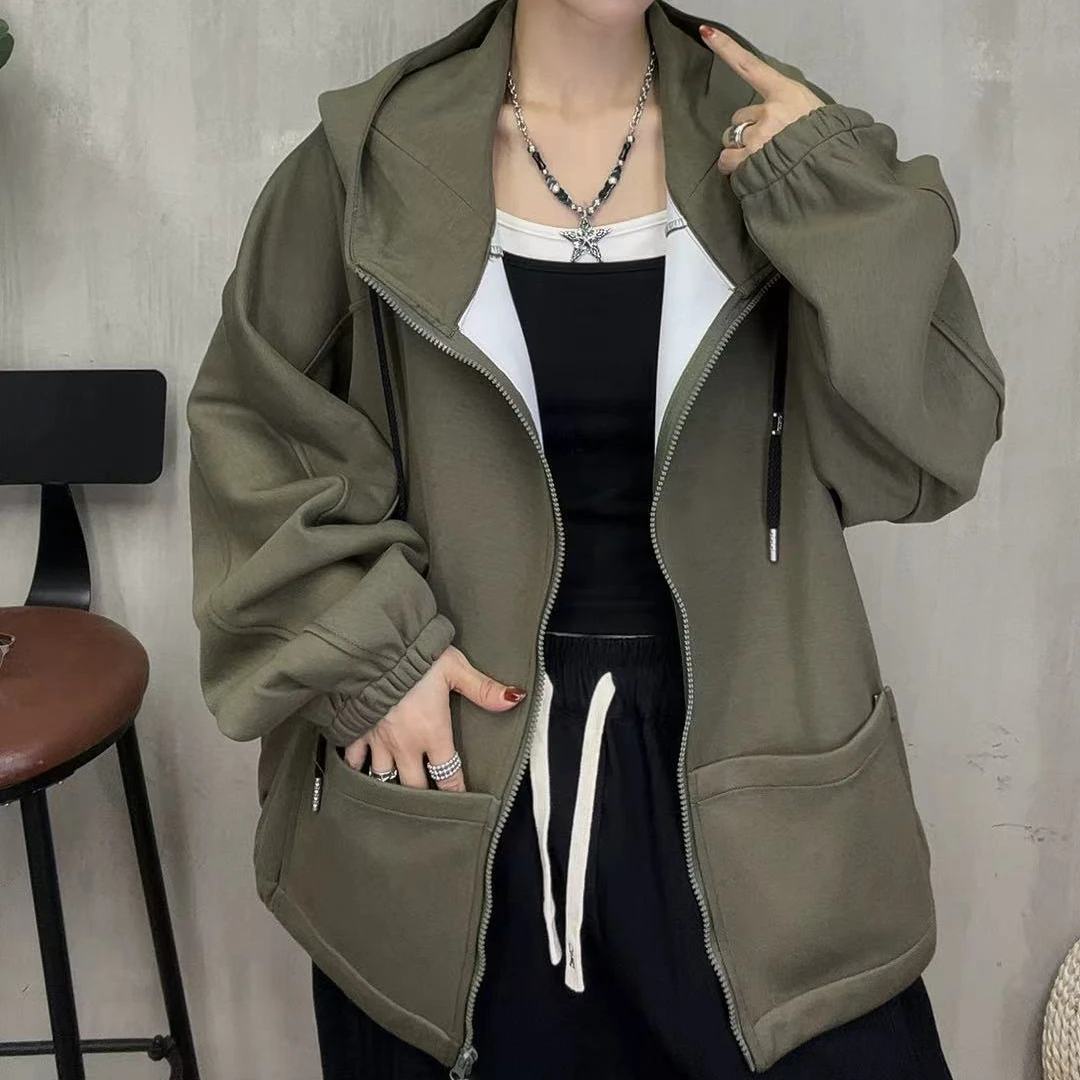 16293新款春秋休闲减龄宽松显瘦百搭潮流外套