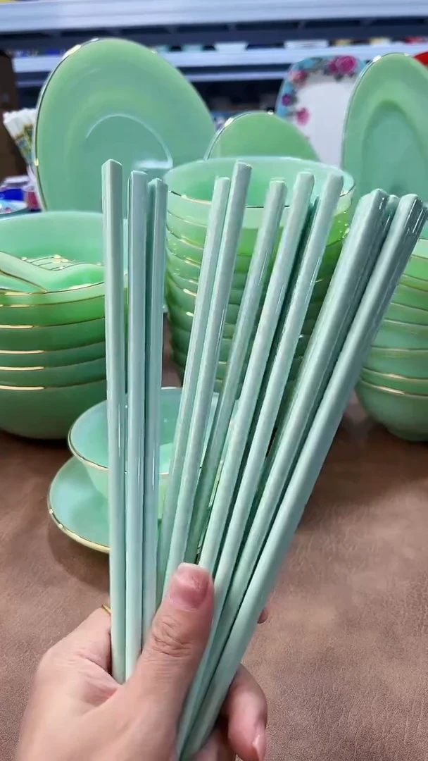 玉瓷筷子10双景德镇餐具