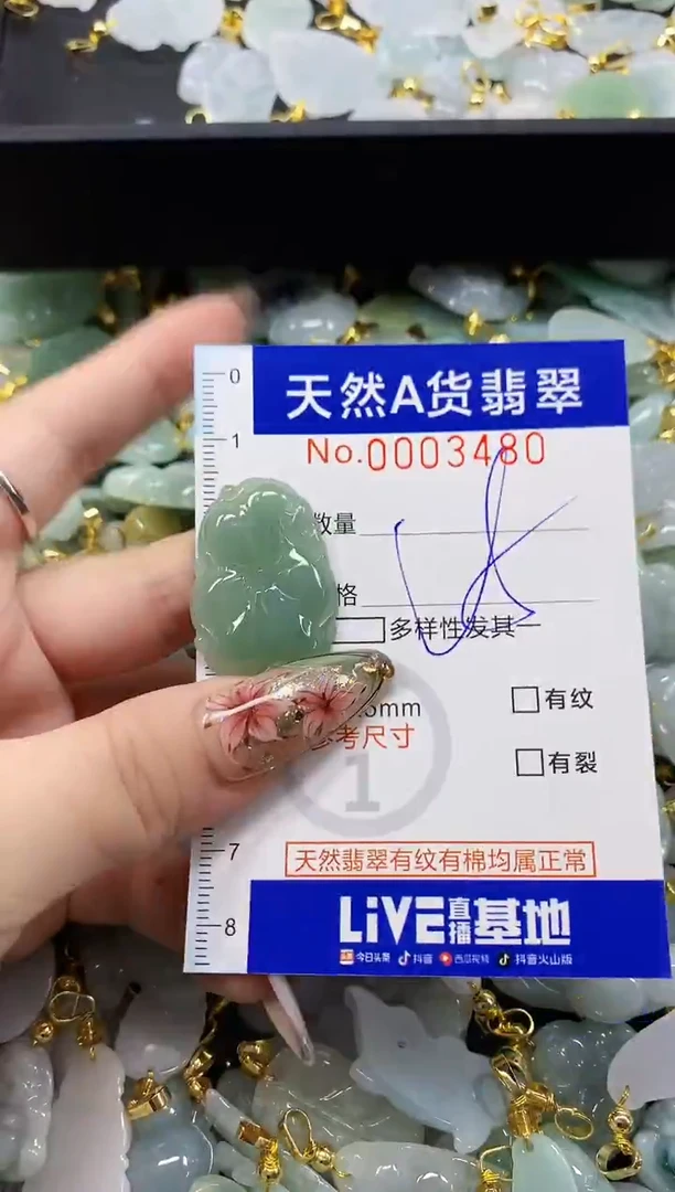 颈饰未镶嵌翡翠天然A货翡翠