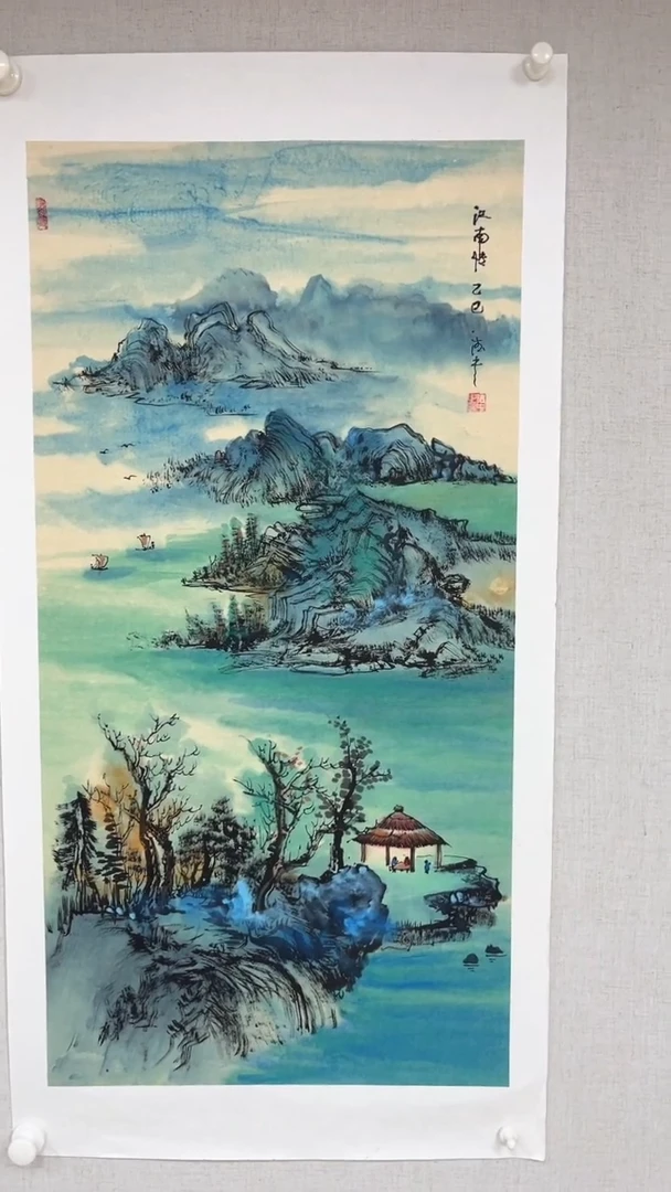 国画黄德中老师三尺