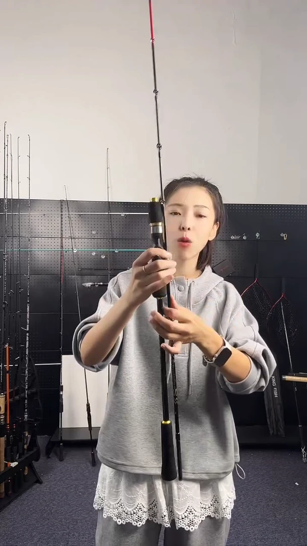 1.8m以下碳素（瑕疵杆没有售后 介意勿拍）鱿鱼杆1.7米枪柄