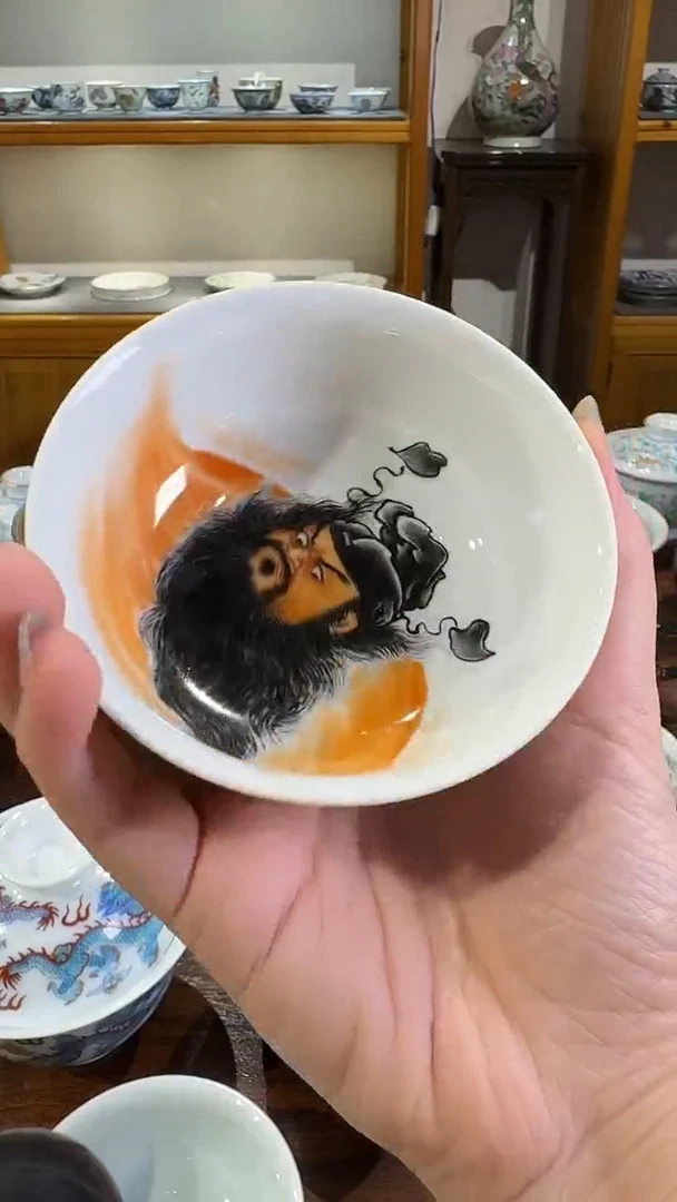 景德镇手工手绘陶瓷杯