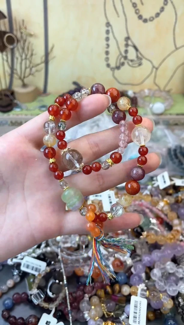 手饰玛瑙未镶嵌317手串