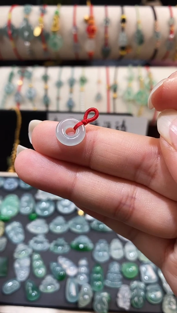 翡翠散珠甜甜圈裸石