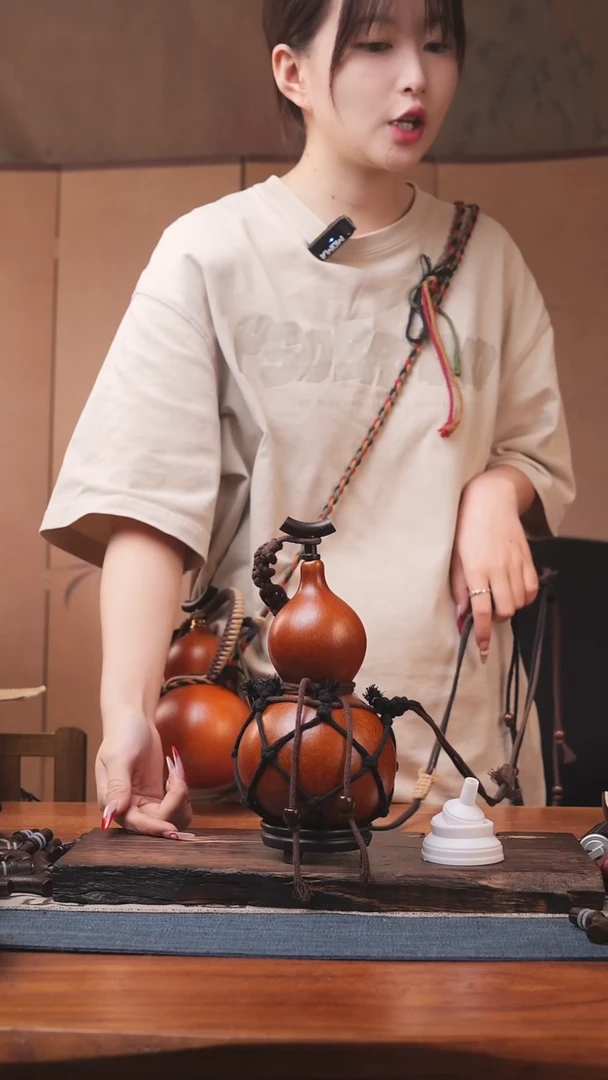 1114号精品大漆葫芦防腐防渗装水茶酒