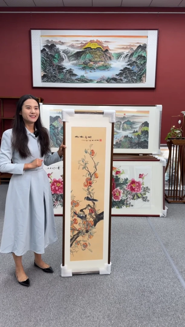 国画手绘  事事如意  150*45