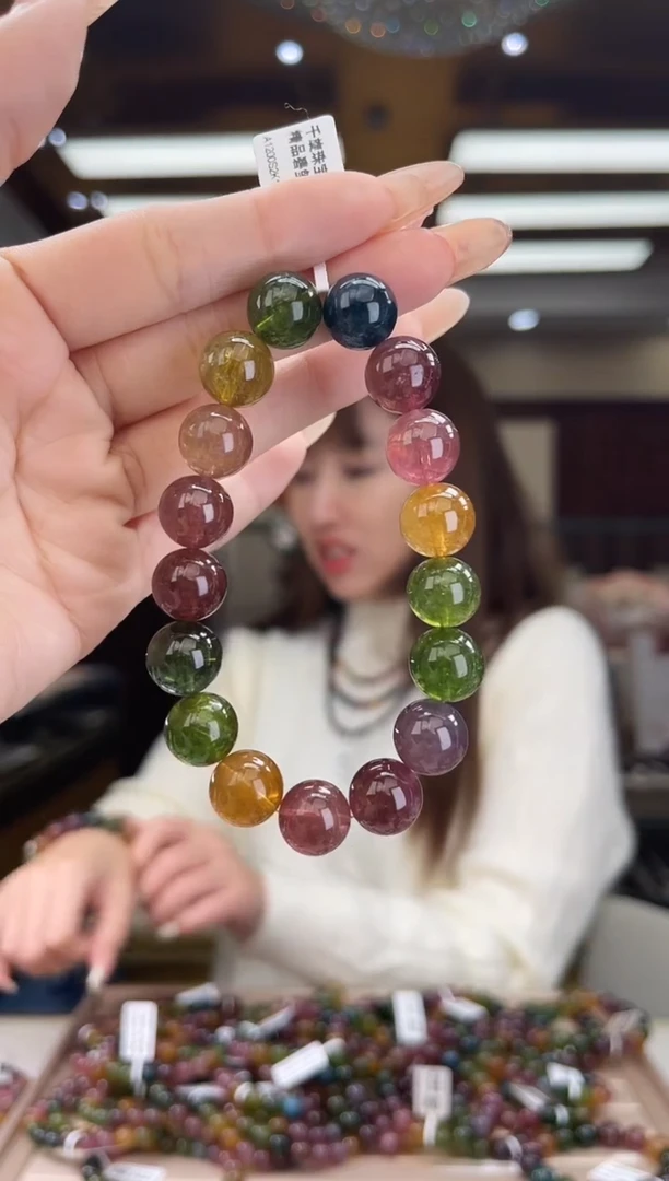 【闪购商品】碧玺/未镶嵌12mm+碧玺单圈39多样性发货