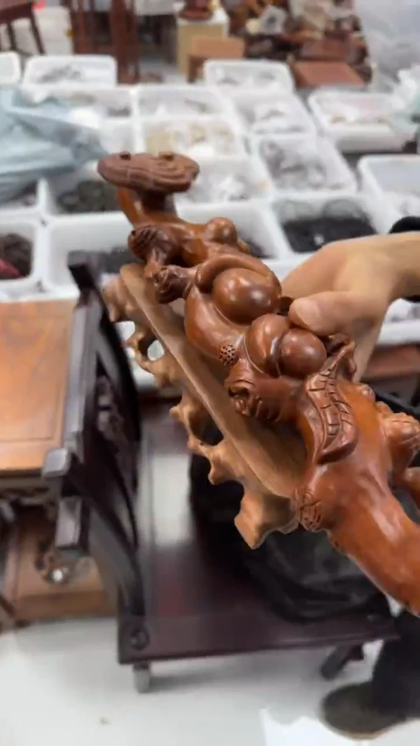 花梨木类木雕款盛****饰工艺品88888888