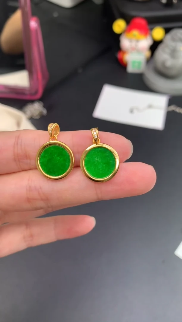 银S925镶嵌定制翡翠多样性商品发其一