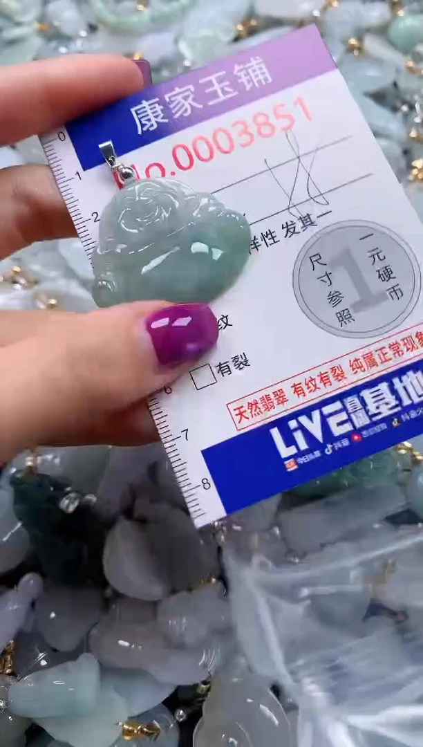 颈饰未镶嵌翡翠3851