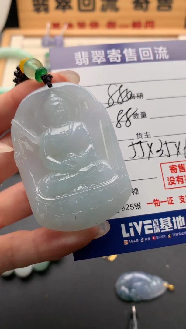 翡翠未镶嵌颈饰10135835