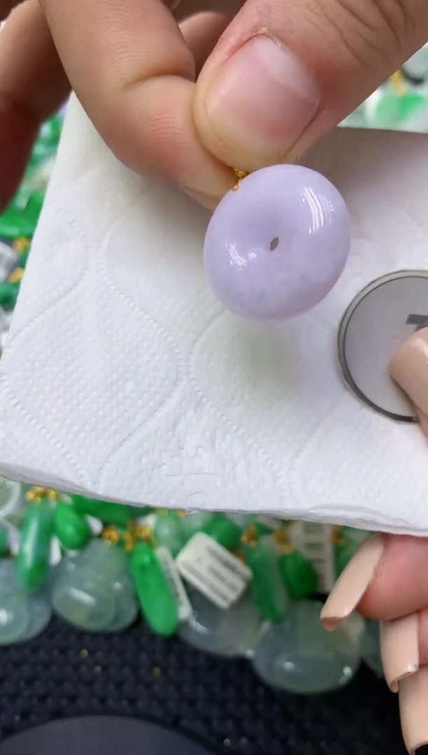 颈饰未镶嵌翡翠天然缅甸翡翠A货