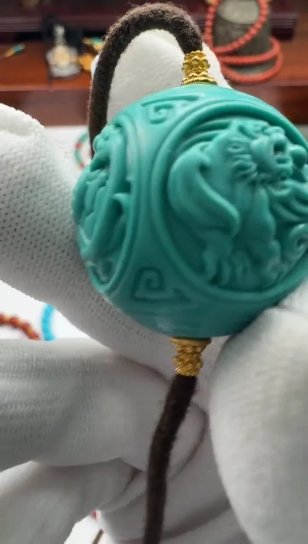 【闪购商品】绿松石配饰配饰18K金镶嵌配饰配饰