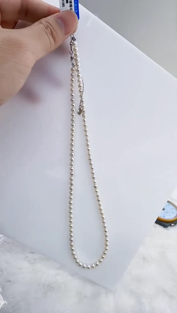 银S925镶嵌淡水珍珠DA y018 项链 4