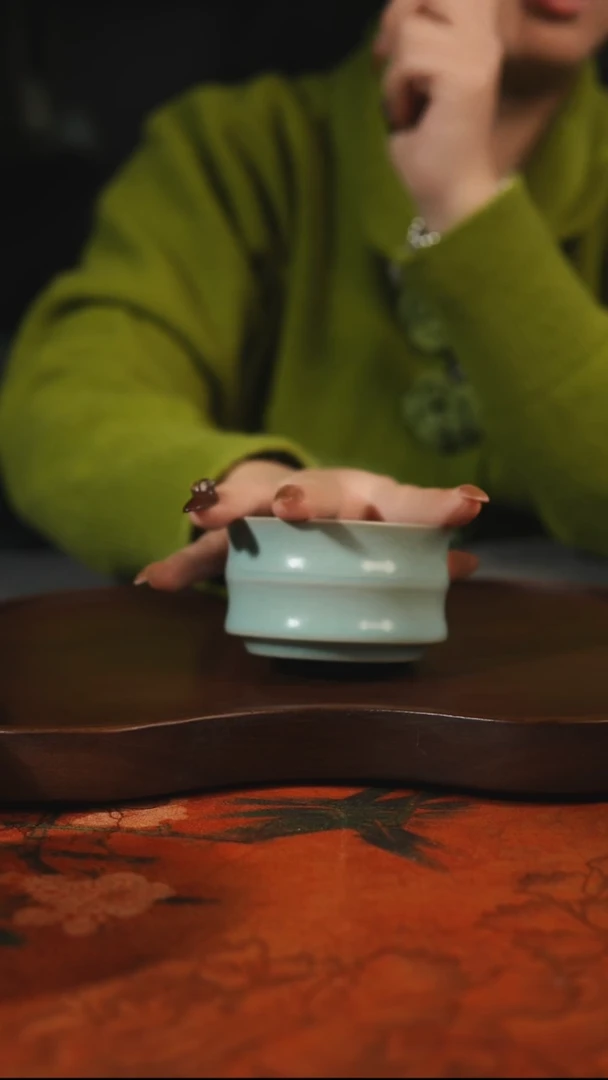 杯子瓷汝州原产地原矿仿古老釉q