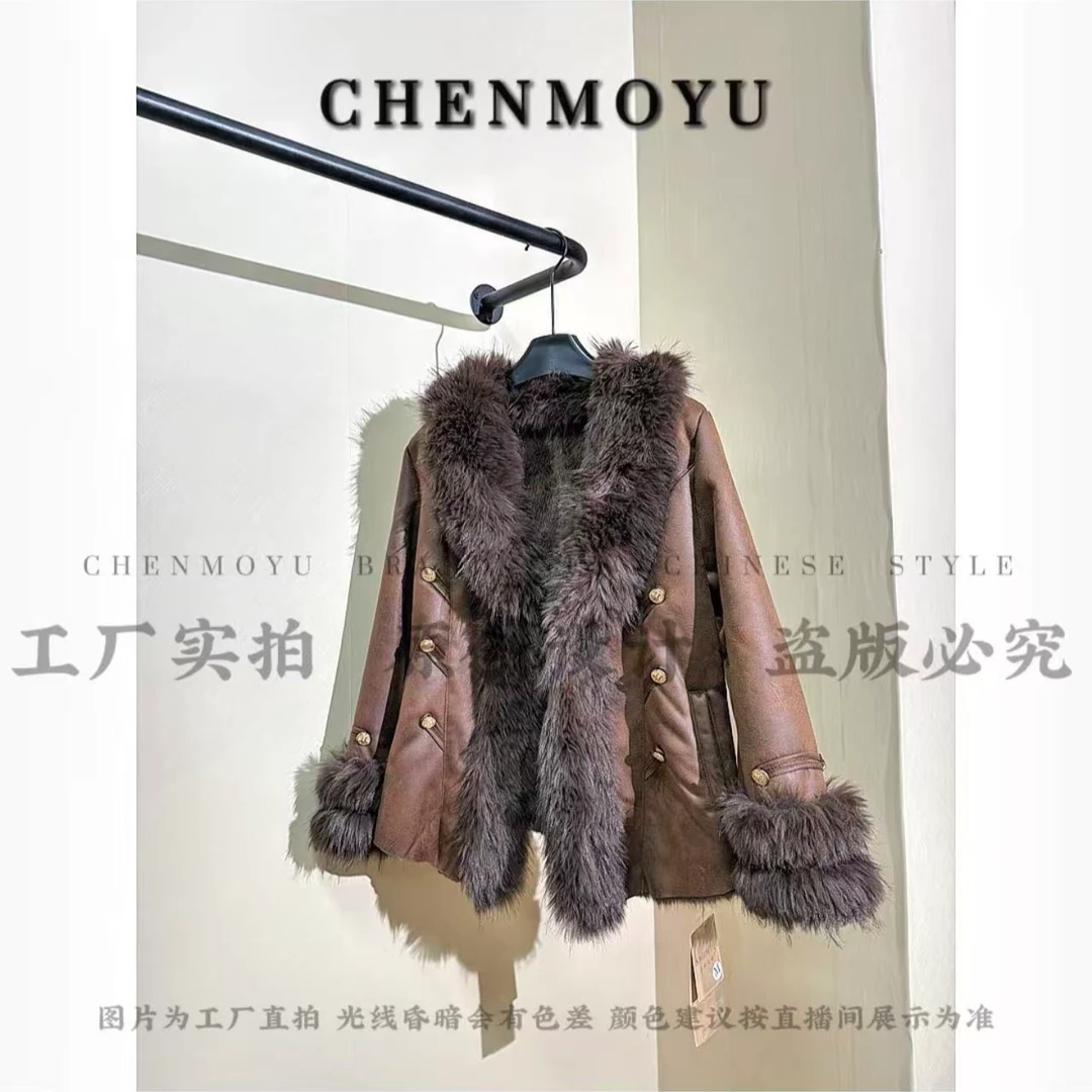 CHENMOYU【素慕】-超高级! 国风皮毛一体外套-25216010