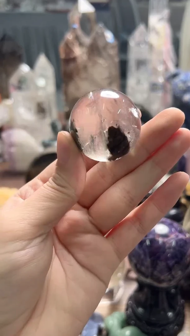 未镶嵌珠宝半成品水晶M220 约3.6cm