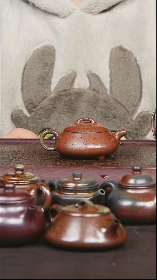 茶壶紫砂柴烧 壶